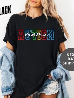 Graphic Mama Shirt, Mom Autism T-shirt, Autism Month Shirt, Autism Awareness Tee
